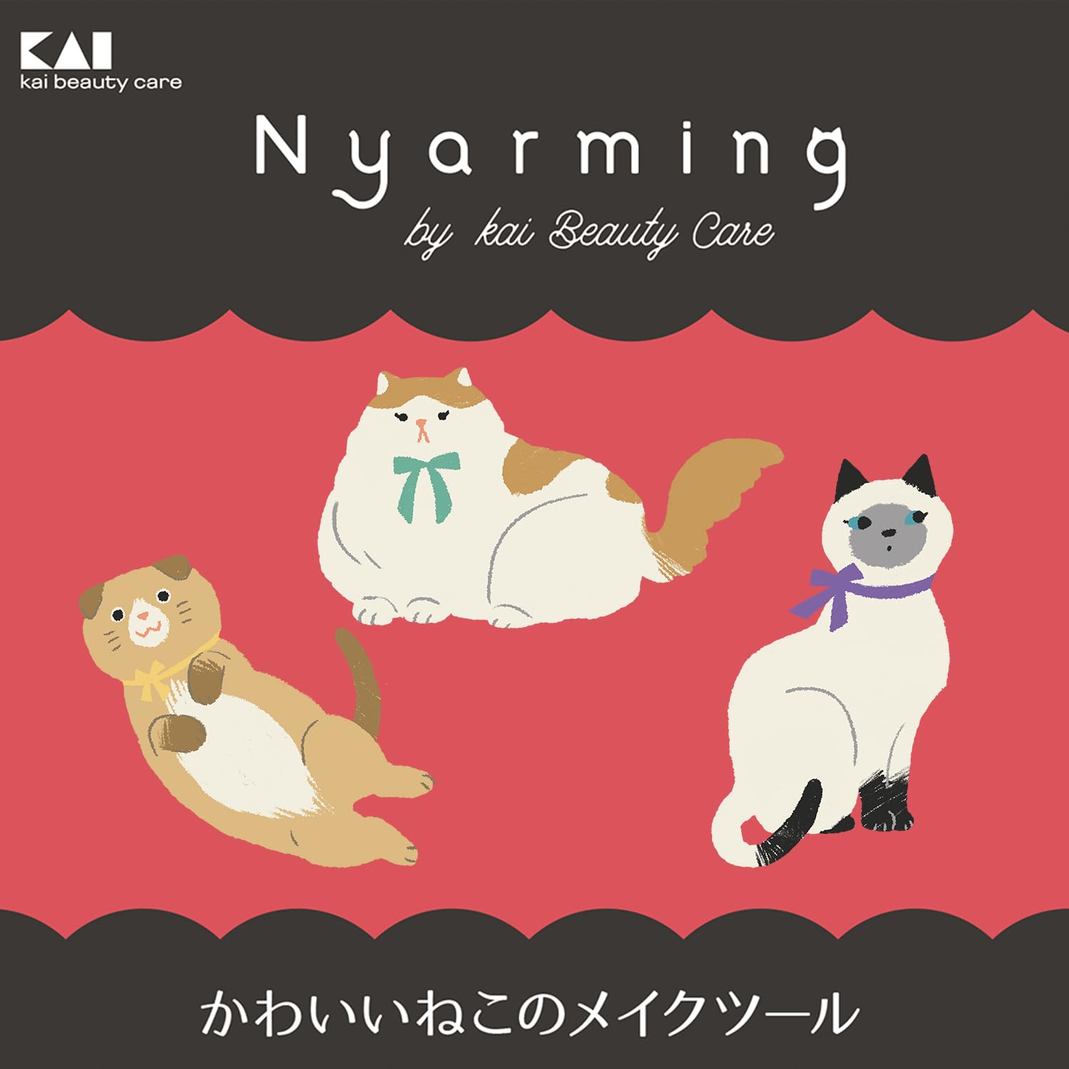 Kai Cat Poly Tóc Bàn Chải Tóc Bàn Chải Tóc Bồn Tắm Mini Phòng Tắm Mèo Mèo Mèo Nyarming 1