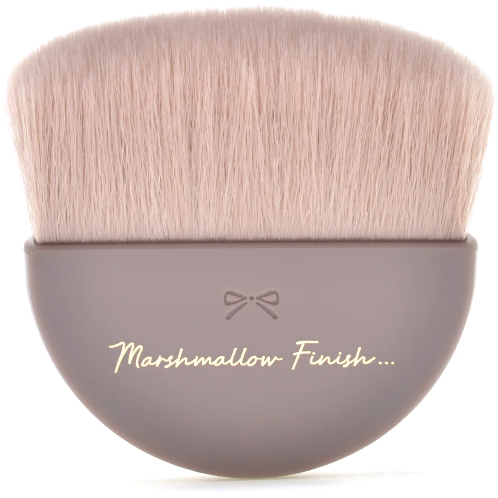 Canmake Marshmallow Finish Powder Brush Round Brush Matte Skin Finish Brown 1 piece (x 1)
