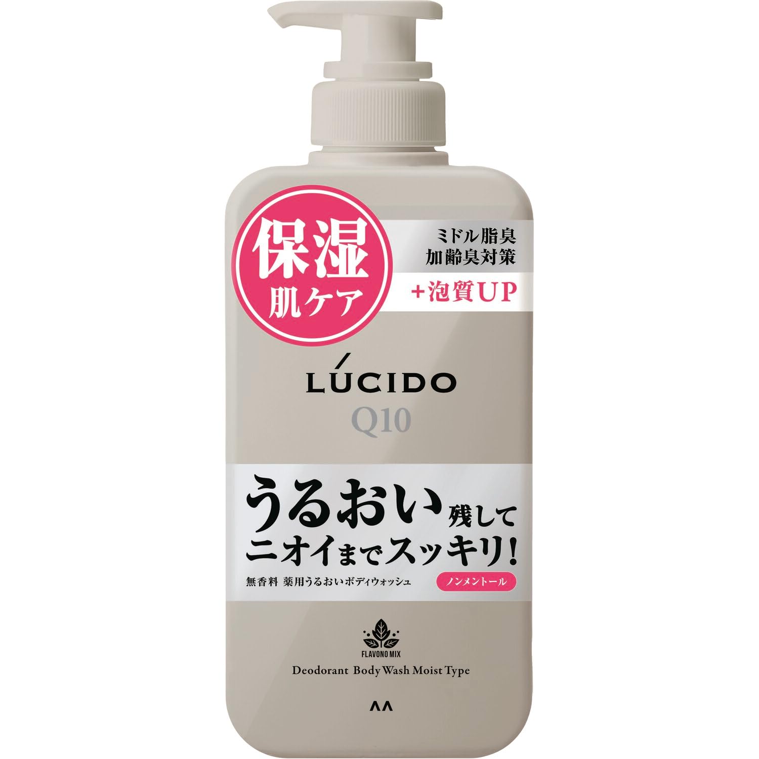 LUCIDO(루시드) 【의약부외품】약용 데오도란트 바디 워시 윤택 타입 노화 냄새 대책 맨즈 바디 비누 무향료 450ml