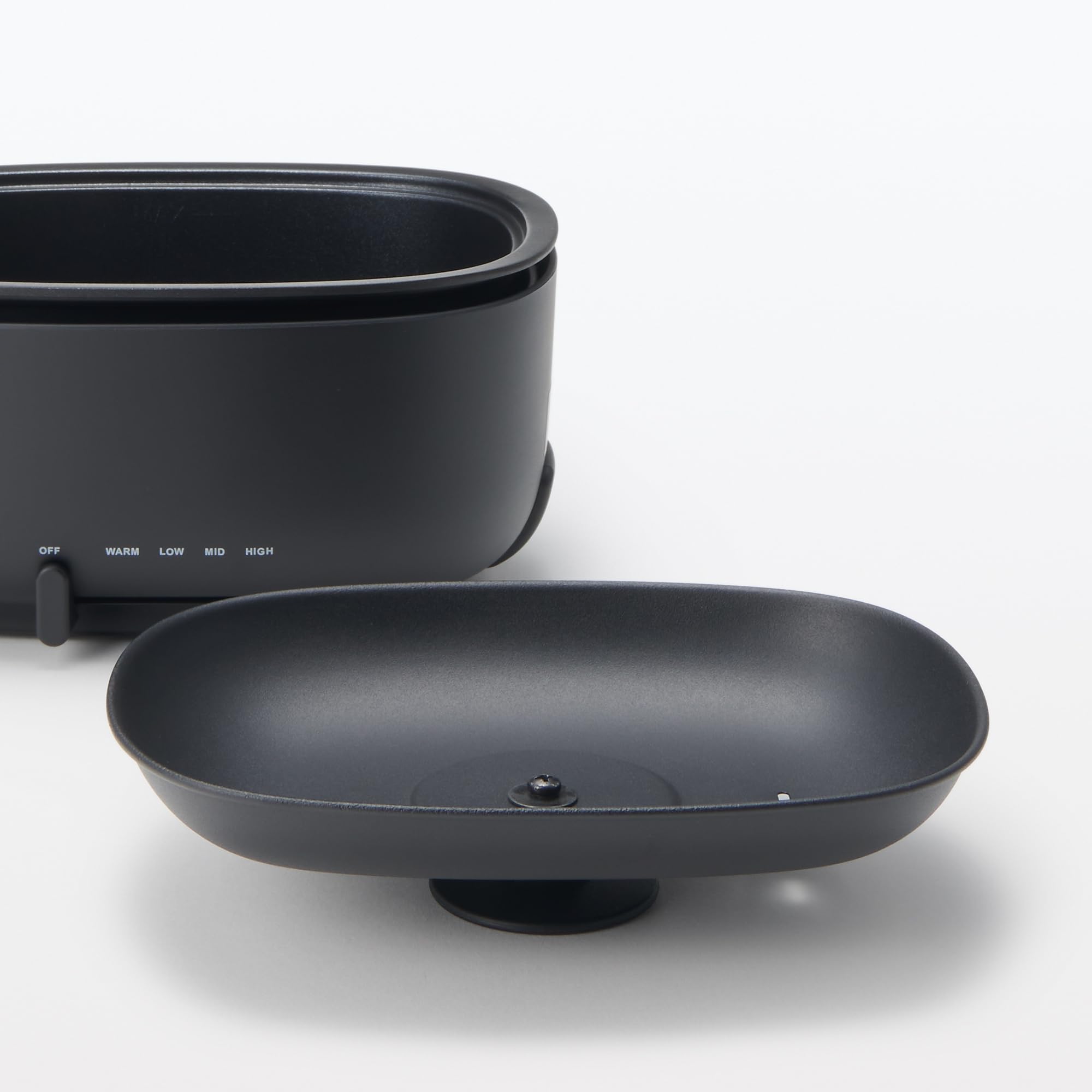 MUJI Deep Hot Plate Black MJ-HPFK2 LA1PJA3A