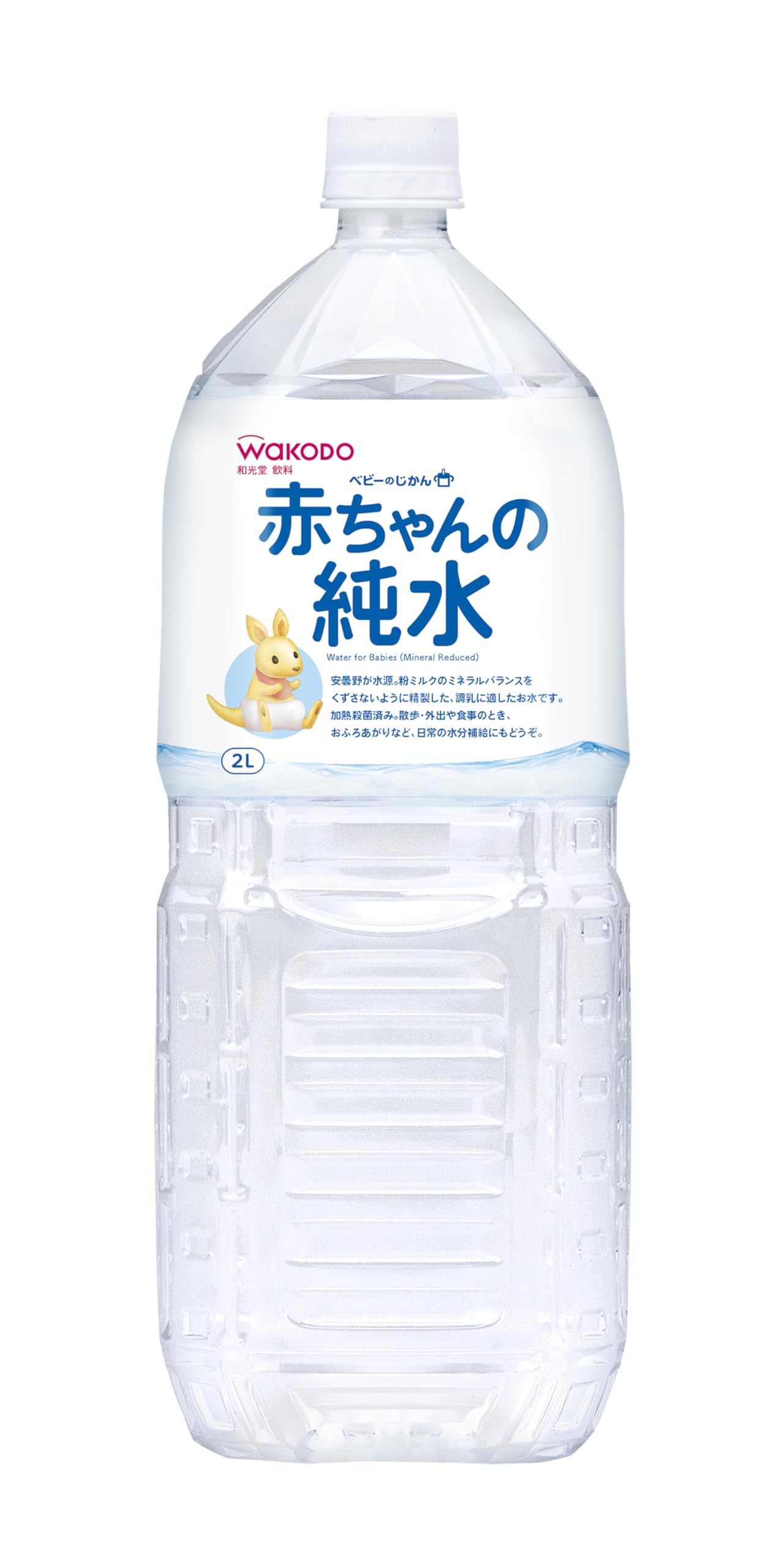 [Wakodo] Baby Jikan Baby Pure Water 2L [From around 0 months] Mineral-free hydration formula