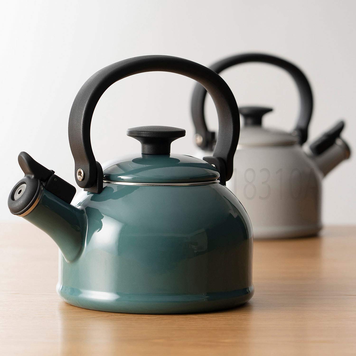 Fuji Enamel Whistle Kettle IH Compatible Series 1.6L Ash Pink CTN-1.6WK.AP