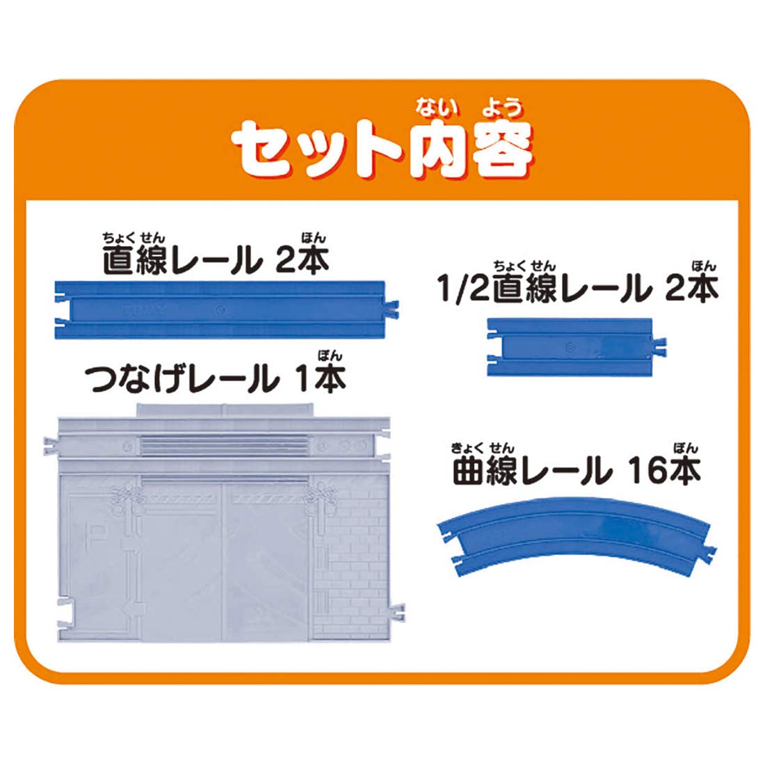TAKARA TOMY "Let's start with PLARAIL straight and curved rails! Start rail kit" Train train toy 3 years old and over Toy safety standard passed ST mark certification PLARAIL