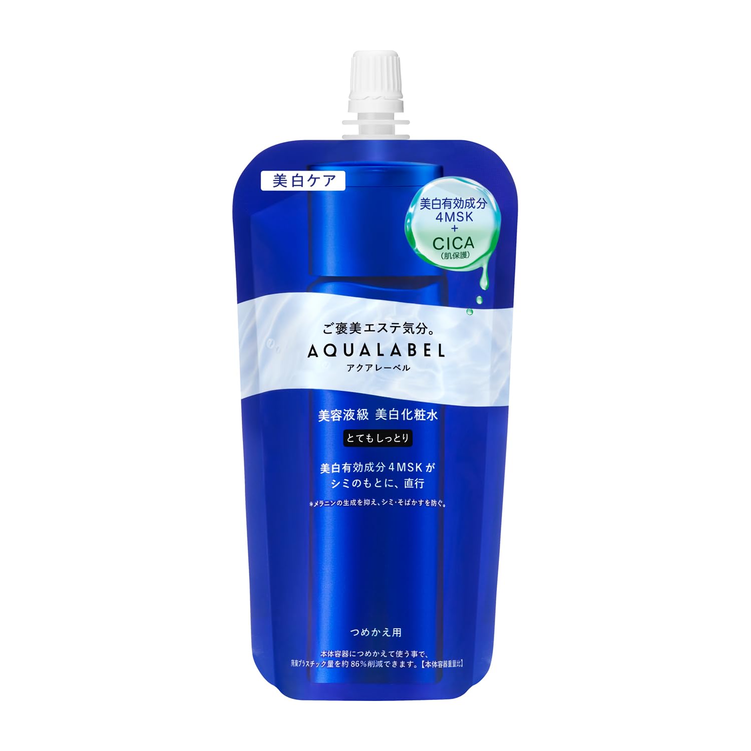 Aqualabel Lotion Treatment Lotion Brightening Very Moist Refill 150mL Quasi-drug CICA 4MSK Whitening Care Whitening AQUALABEL