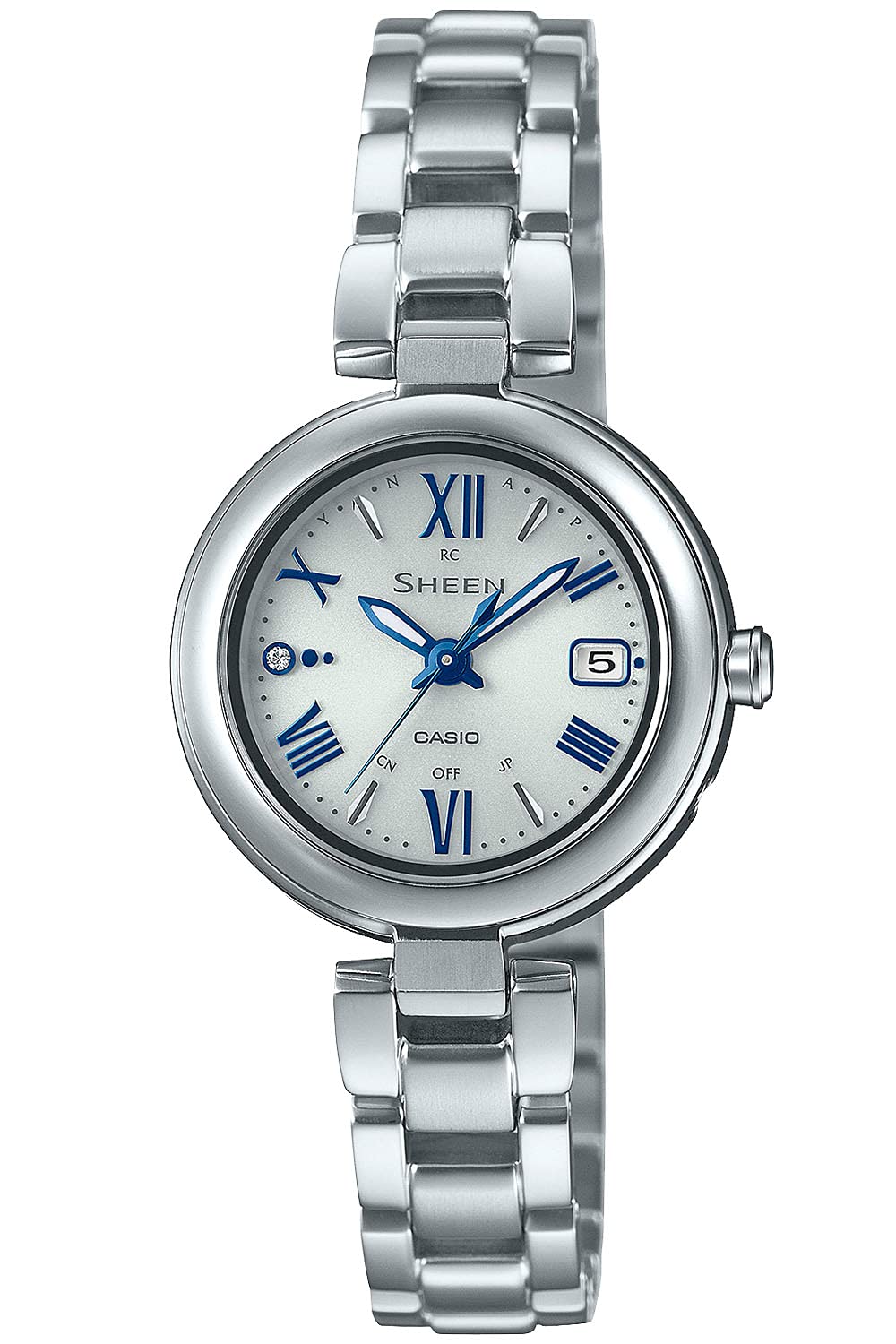 [Casio] Watch Scene [Domestic Genuine Product] Radio Controlled Model Titanium Series SHW-7100TD-7AJF Women's Silver