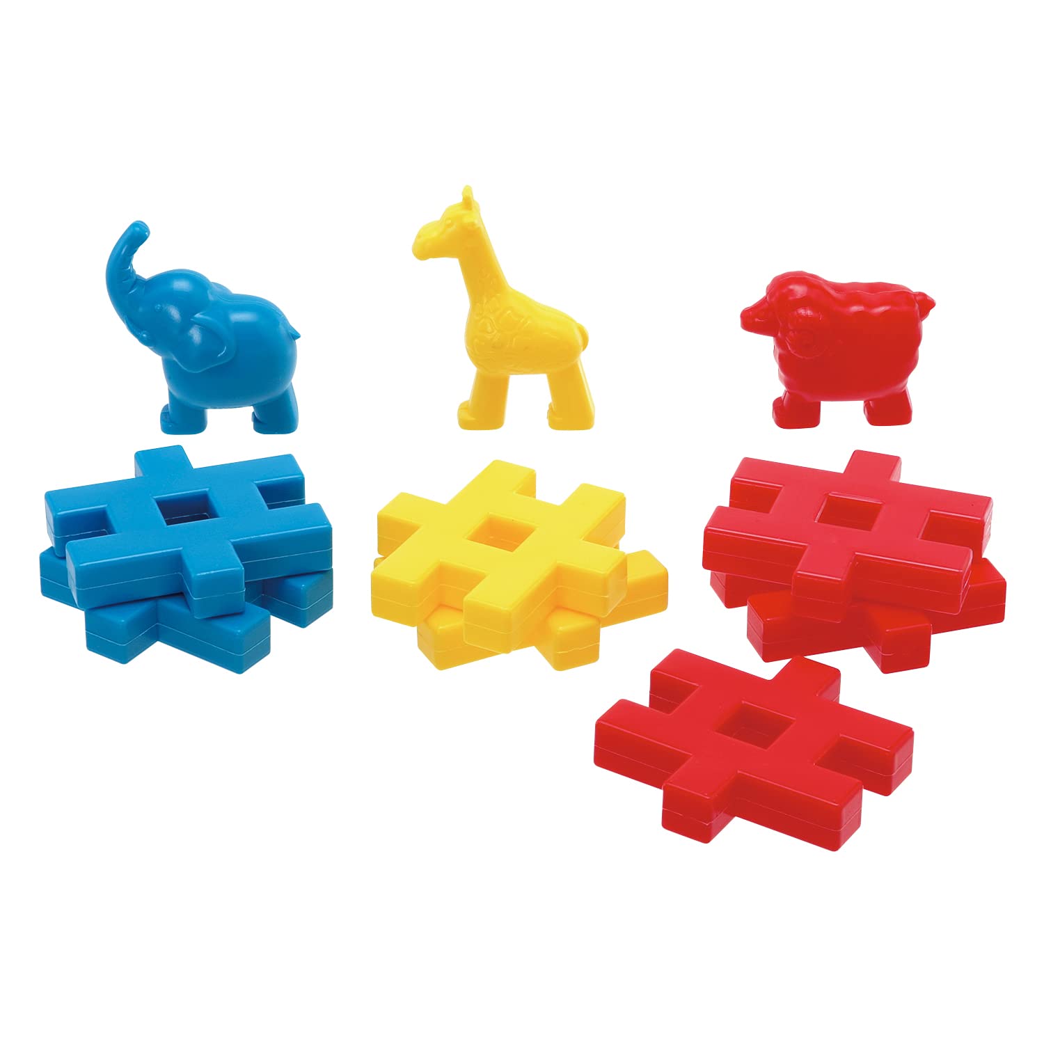 Gakken New Block Getting Started Set (Target Age: 1.5 years and over) Blocks 15 Types 54 Parts 83717