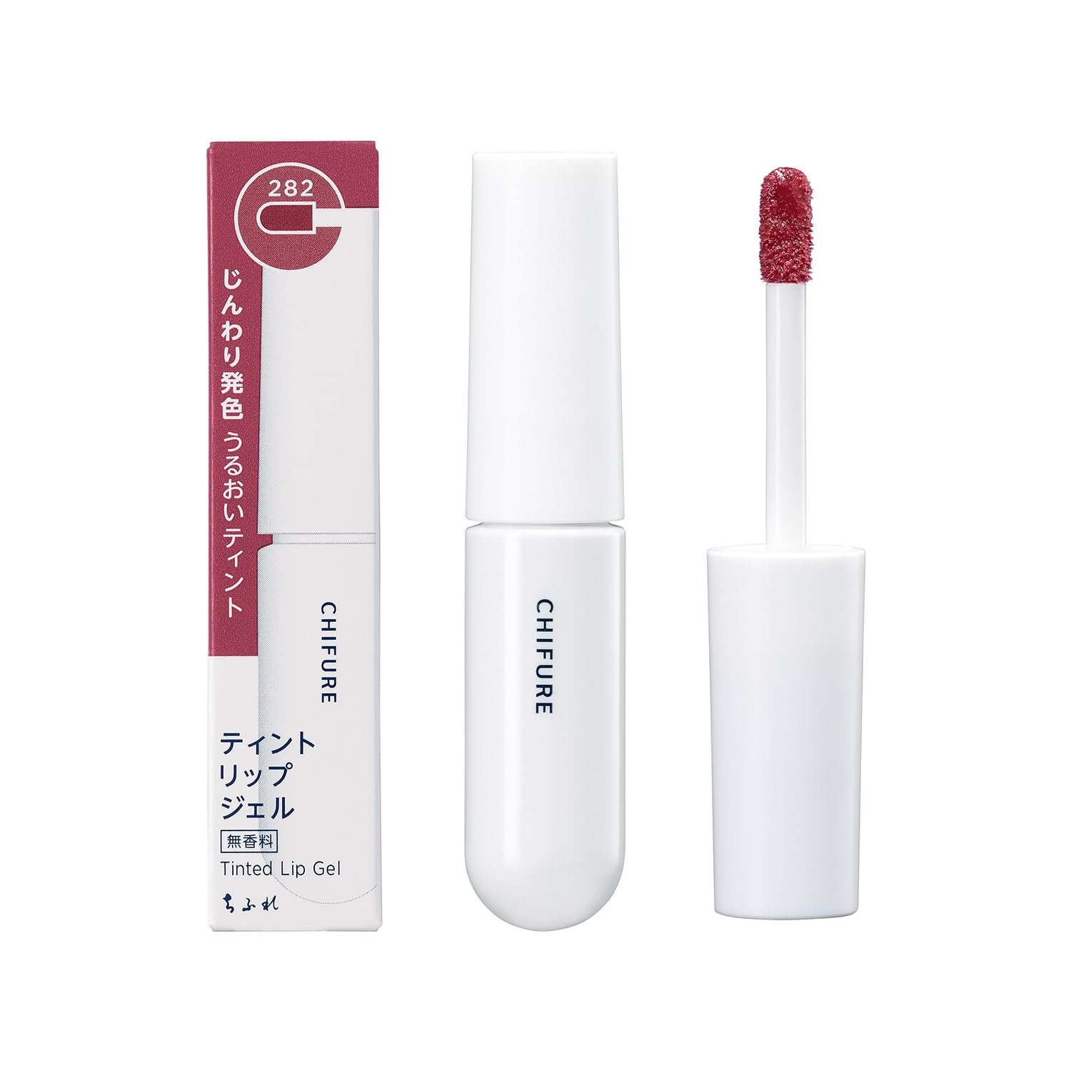 CHIFURE Tint Lip Gel 282 Rose Lip Tint Oil Base Ruddy Color