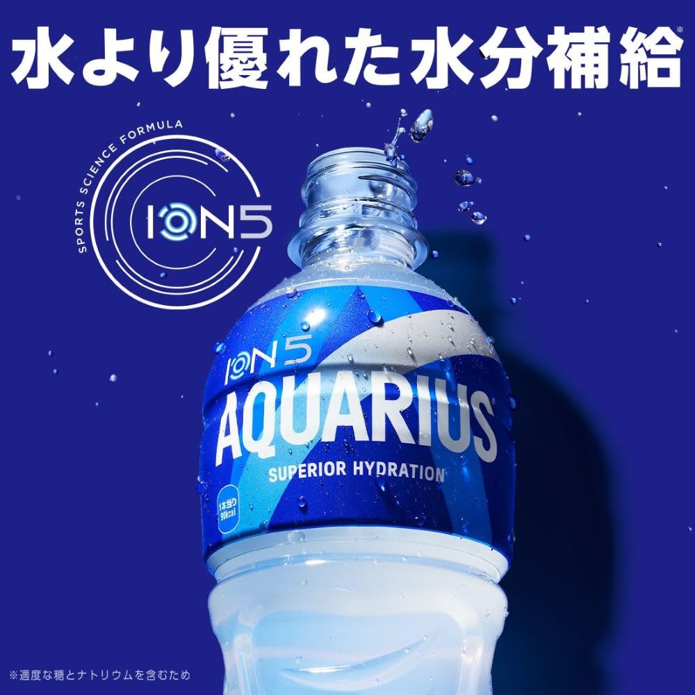 [Heatstroke Prevention] Aquarius Air Bottle 500ml PET x 24 [Frozen]
