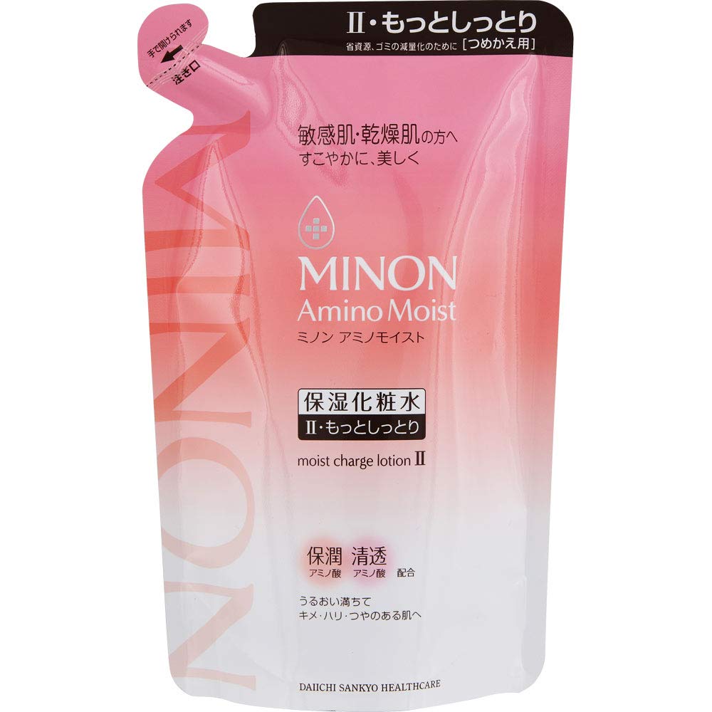 MINON Amino Moist Moist Charge Lotion II (more moist type) Refill 130mL White