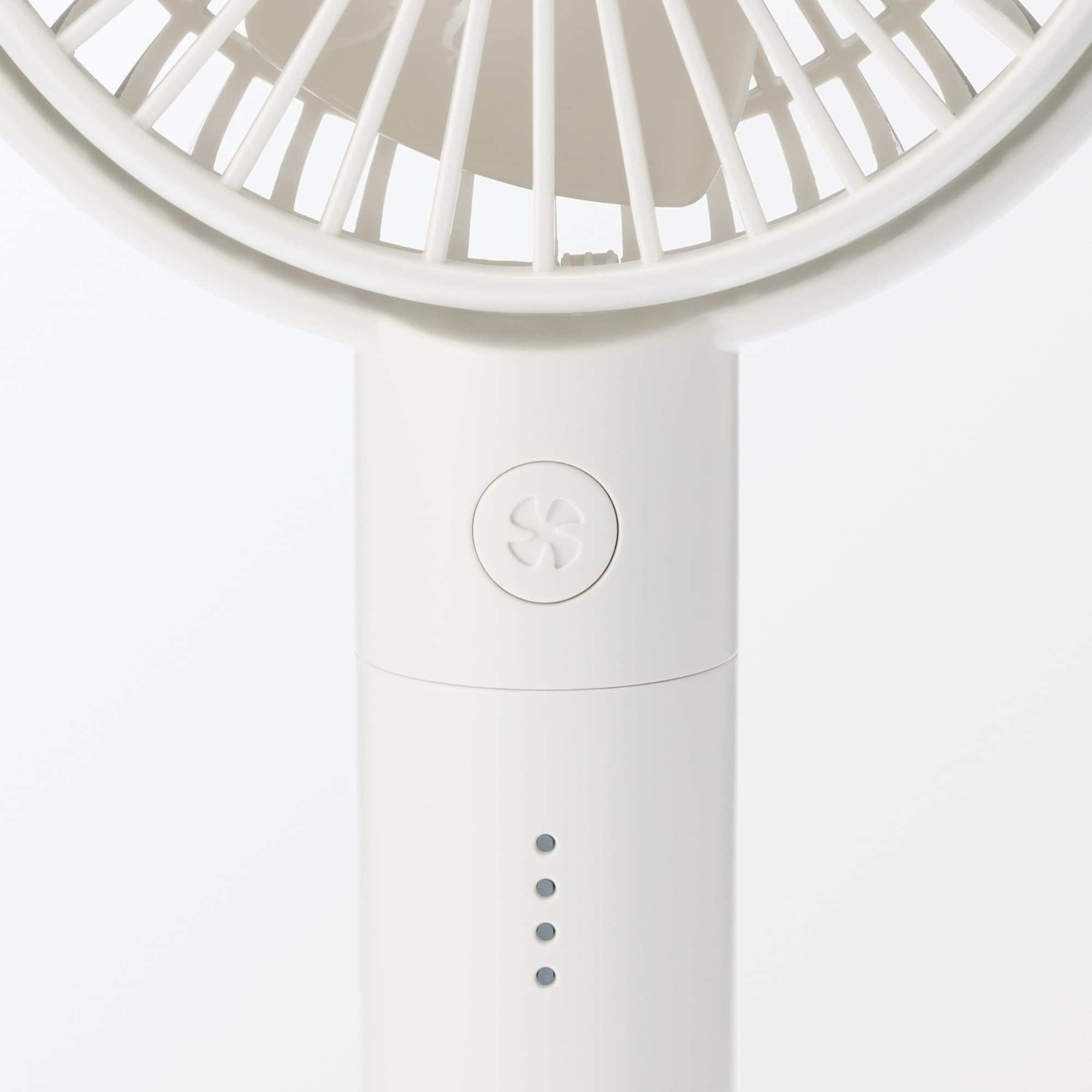 MUJI Rechargeable handy fan with adjustable angle - White/MJ-MH4-WH 83926007