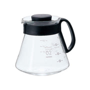 HARIO (하리오) V60 레인지 서버 600ml 2~5잔용 블랙 커피 서버 내열 유리 일본제 XVD-60B