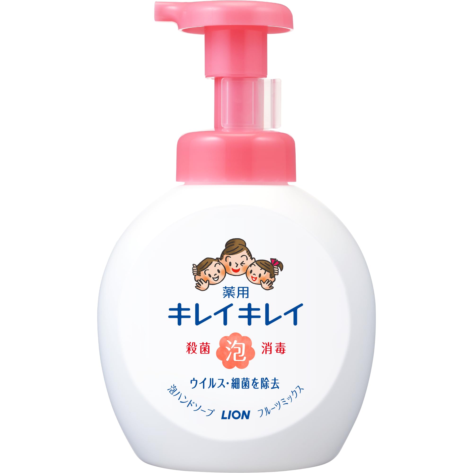 깨끗한 깨끗한 [의약 부외품] 약용 거품 핸드 비누 과일 믹스 향기 본체 대형 펌프 500ml 살균