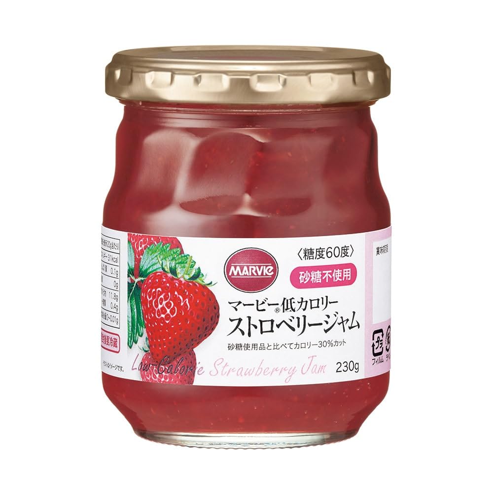 Mứt dâu ít calo Marvie 230g