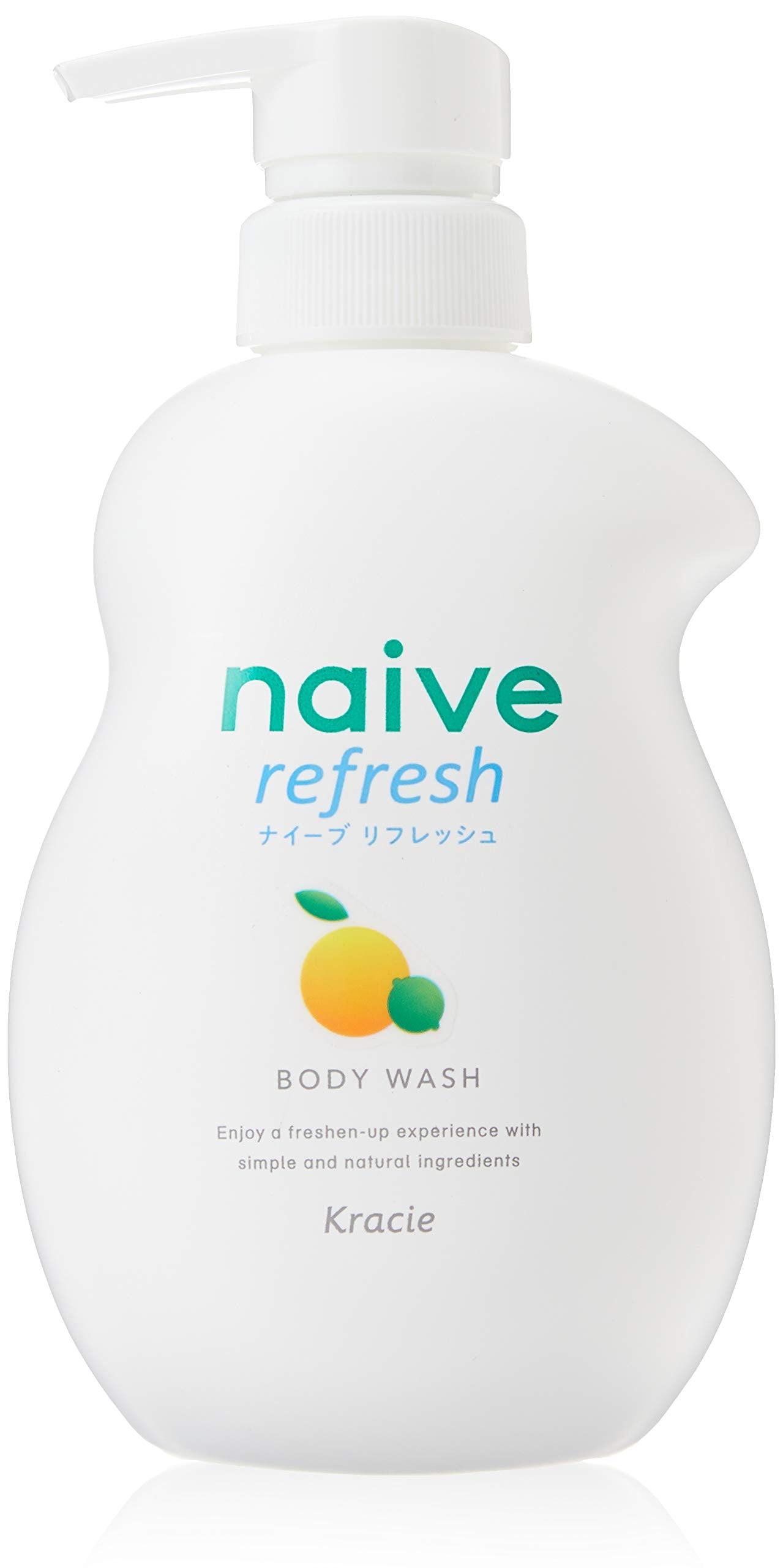 Xà phòng tắm Naive Refresh (chứa bùn biển) Jumbo 530mL