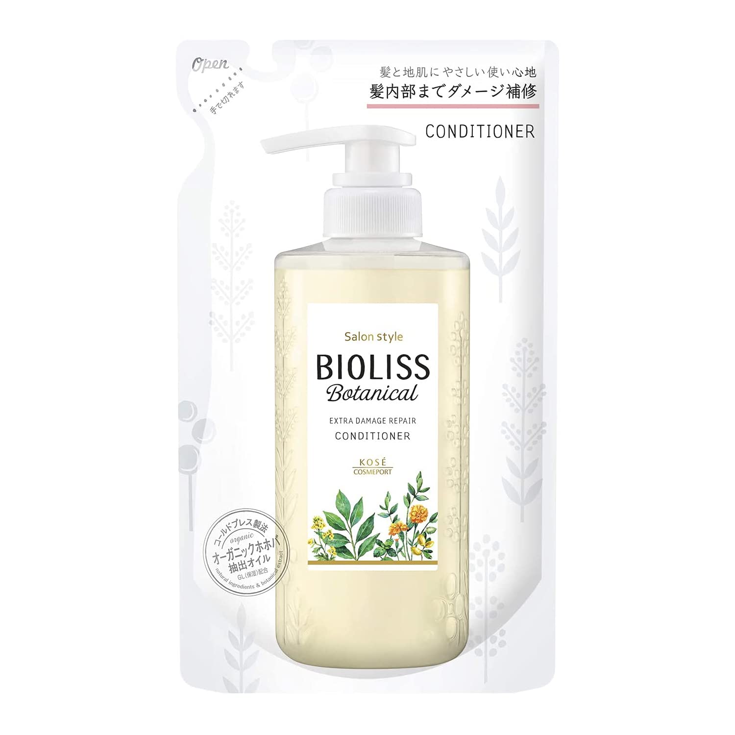 KOSE 살롱 스타일 비오리스 보타니컬 컨디셔너 (엑스트라 데미지 리페어)