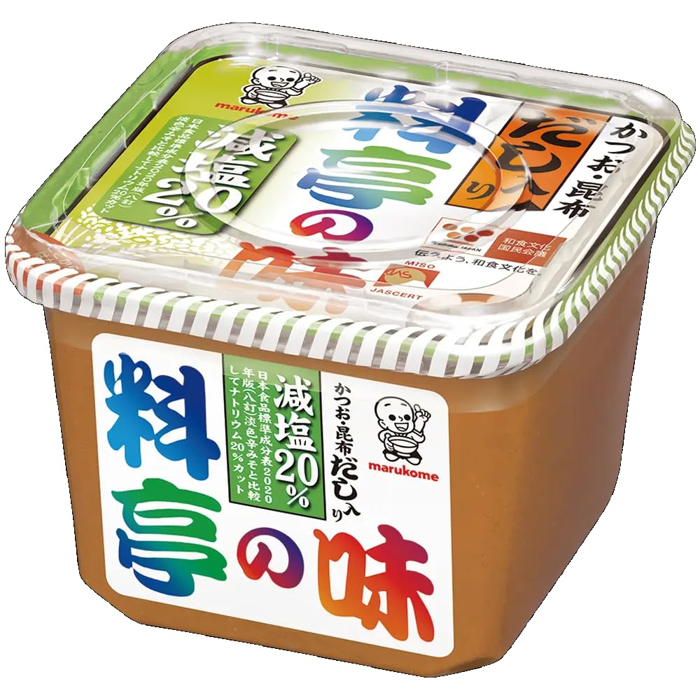 마르코메 요테이의 맛 국물 된장 감염 가다랭이· 다시마 750g×2개
