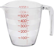 마나 (marna) 눈금이 보기 쉬운 계량컵 500ml (전자렌지/식세기 대응/내열)