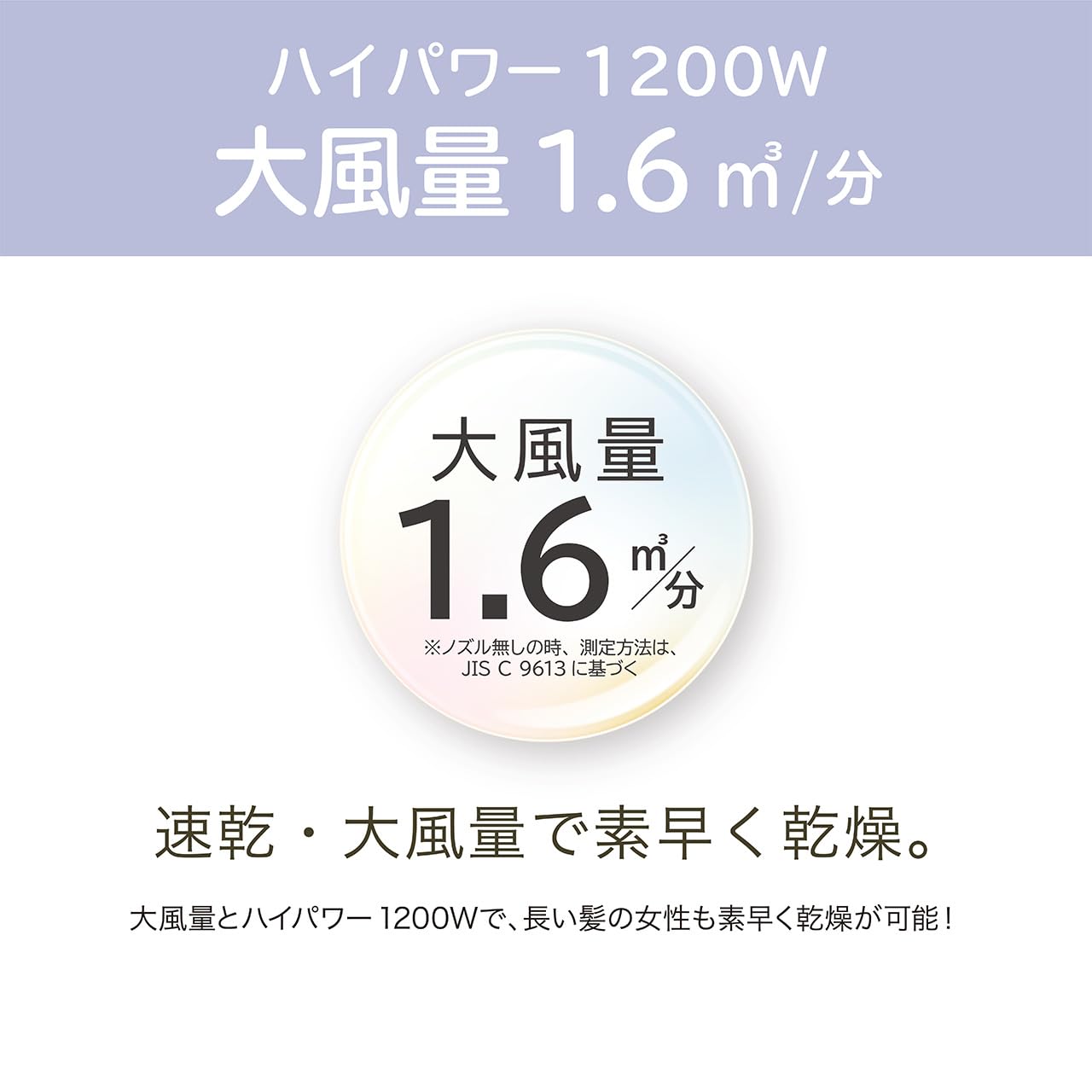 Koizumi Hair Dryer Large Air Volume Negative Ion Lightweight White KHD-9820/W