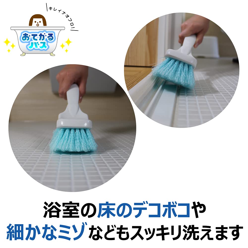 키크론 목욕 브러쉬 바닥용 욕실 바닥 브러쉬 바닥 세탁 27cm 1개입 목욕 청소 욕실 세탁 일본제 접어버스