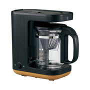 Zojirushi Mahobin Coffee Maker for 3 Cups STAN. Drip Type High Temperature Extraction Removable Water Tank 2 Mugs Black EC-XA30-BA