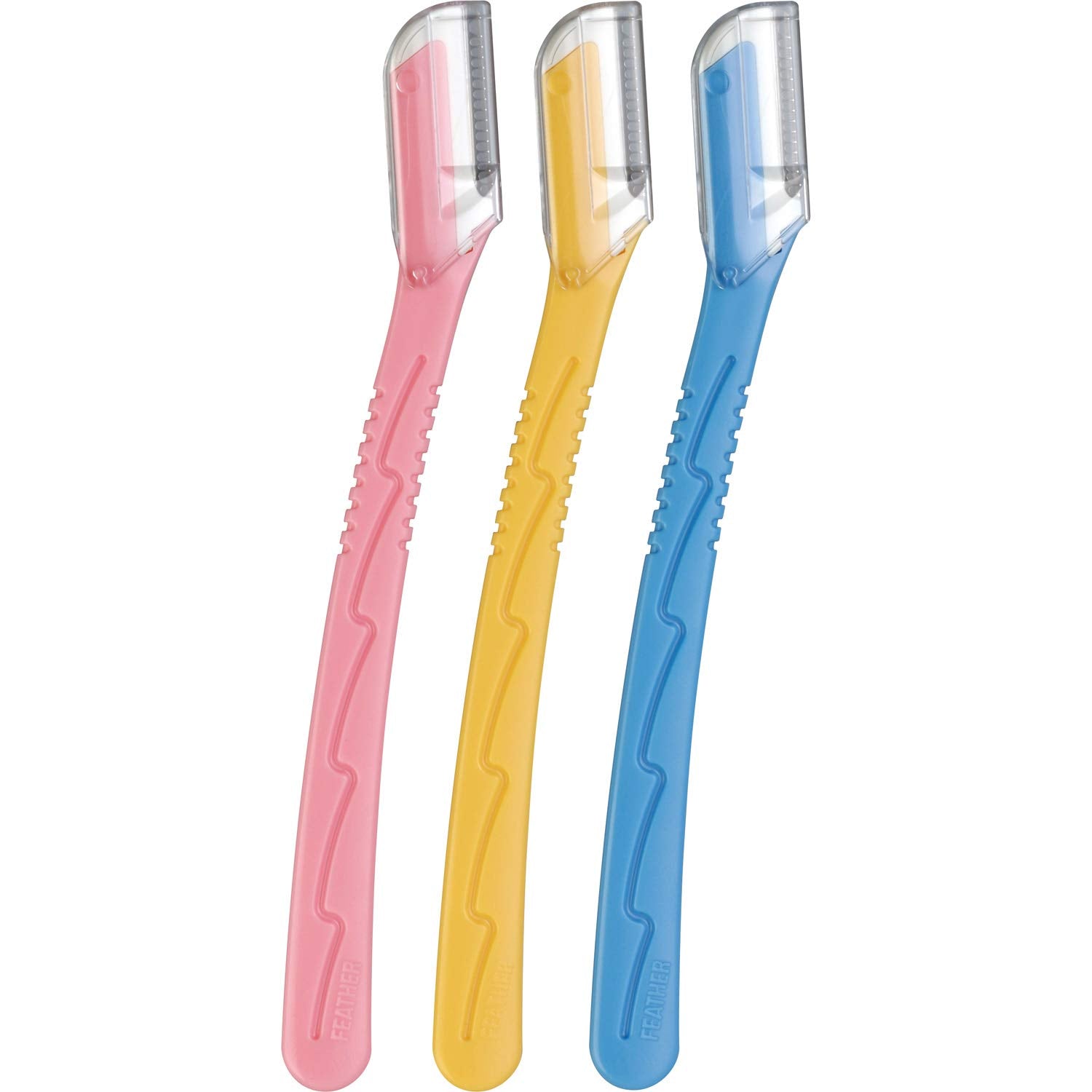 Feather safety razor Peanie ML for eyebrows with guard and other main units