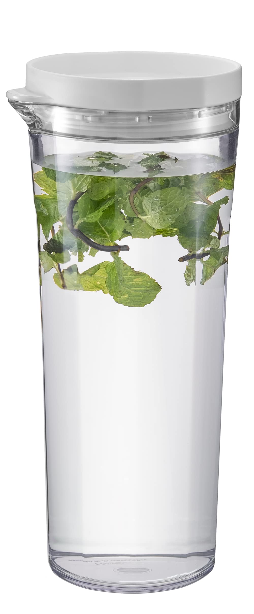 HARIO Freezer Pot JUSIO Practical Capacity 1100ml White Tritan Break Resistant Hot Water/Dishwasher Safe Cold Water Bottle Made in Japan FPJ-11-W