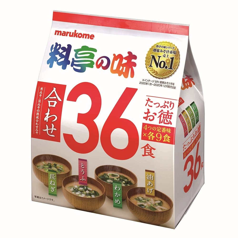 말코메 된장 듬뿍 덕료정의 맛 36식×3개