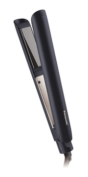 Panasonic Compact Straight Iron 2Way 3 Level Temperature Adjustment Lightweight Smooth Gloss Coating Plus Black EH-HV2A-K