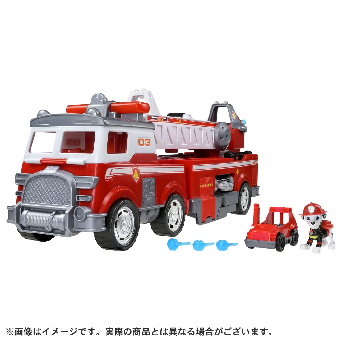 TAKARA TOMY unisex Paw Patrol Ultimate DX Xe cứu hộ Marshall Ultimate Fire Truck