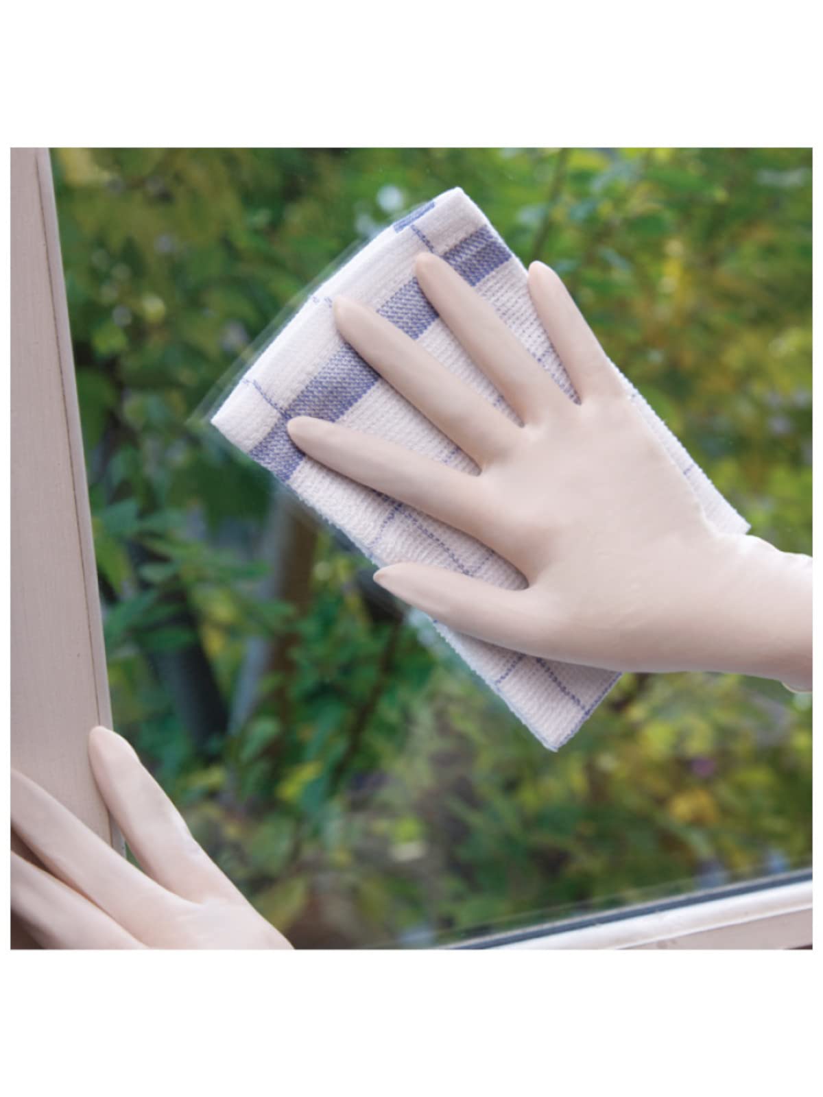 Utsunomiya Production Quinn Natural Rubber Gloves PF M 100 pieces NR0551PF-NB M