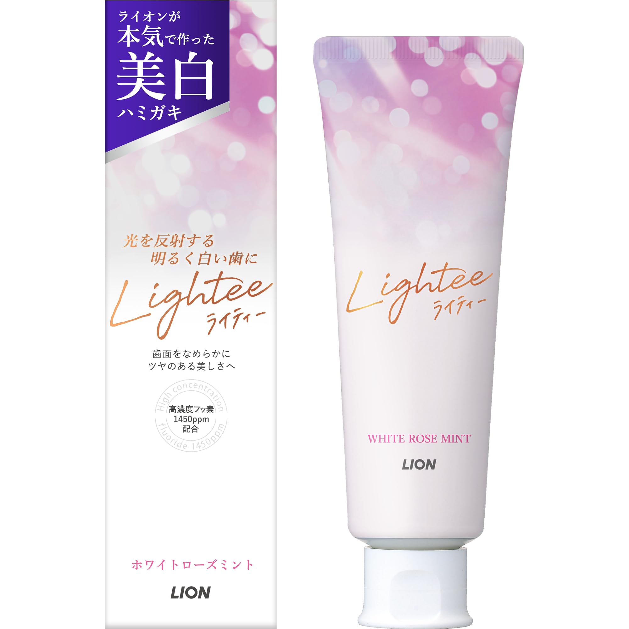 Kem đánh răng Lightee White Rose Mint 100g Quasi-drug