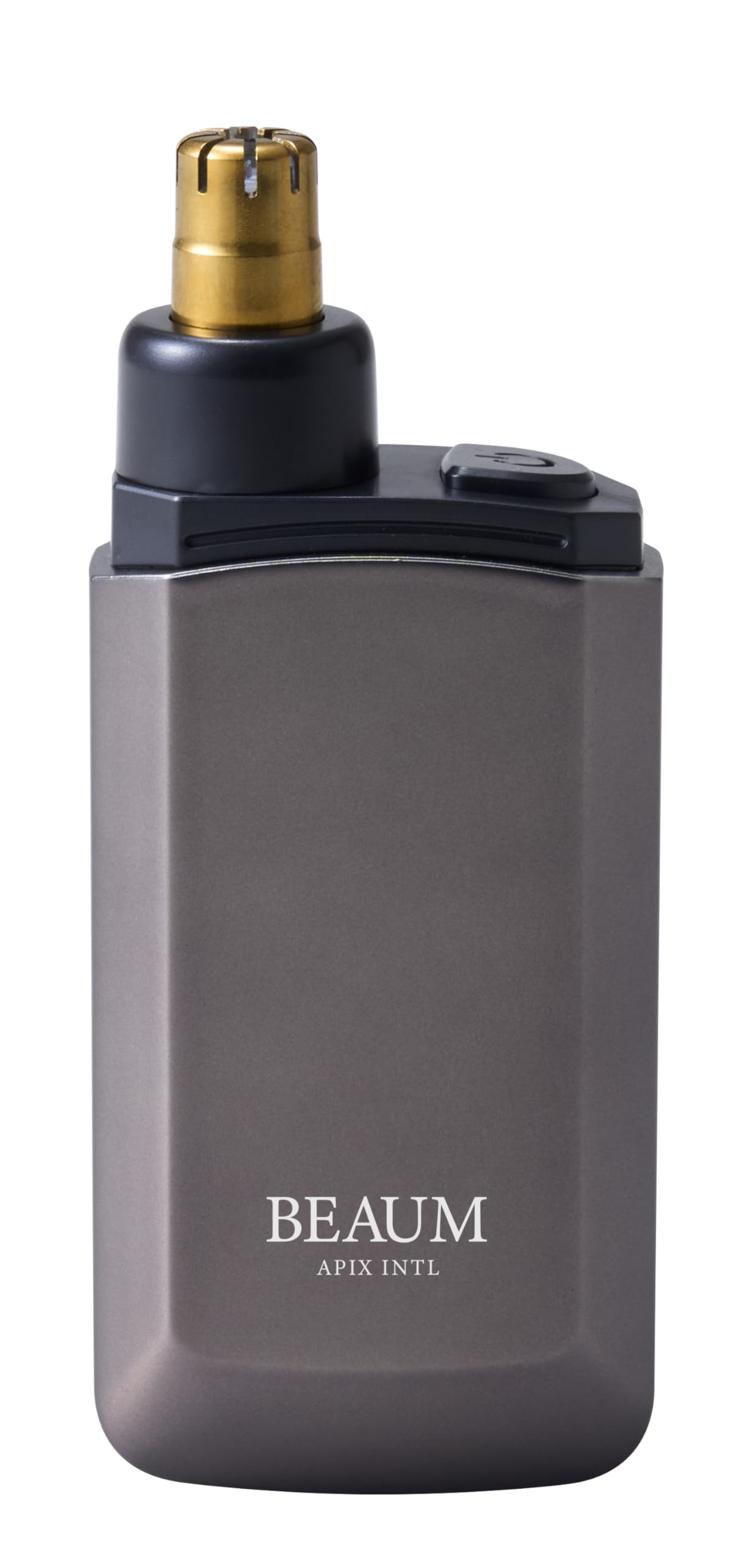 APIXINTL Etiquette Cutter [Nose Hair/Eyebrow Cutter] USB Charging Titanium Coated Skin-friendly Compact Size ANC-B01 "BEAUM" Series