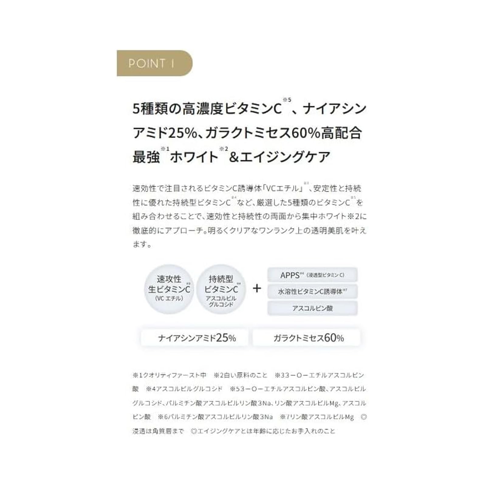 Quality 1st Derma Laser Ulthera C White (30ml) Serum/Transparency (Vitamin C) Made in Japan