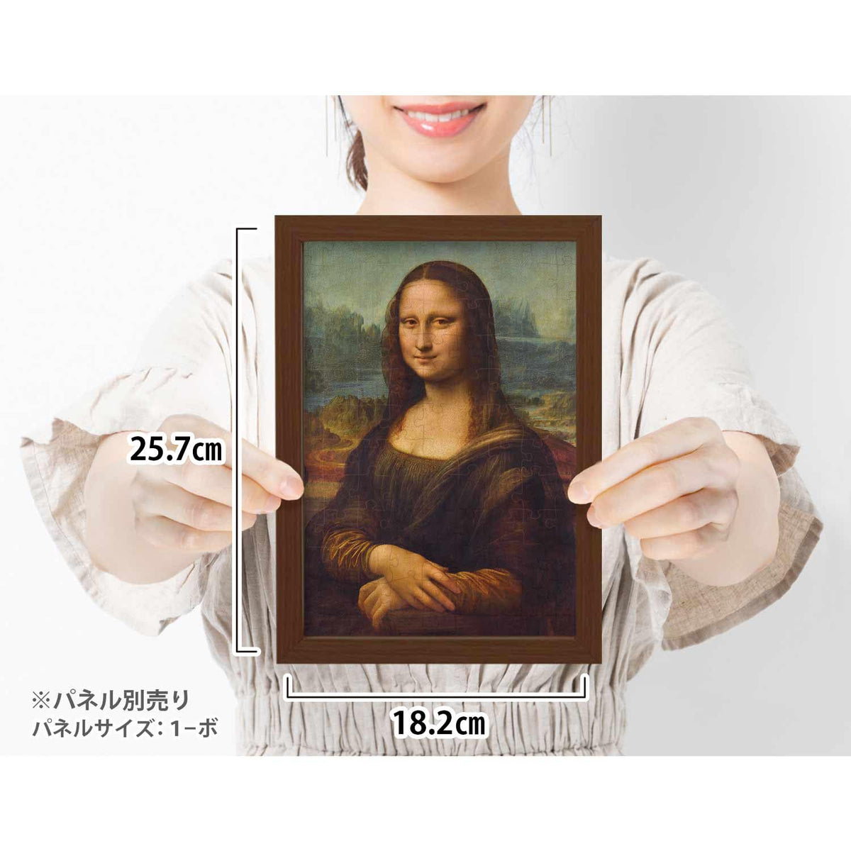 Câu đố ghép hình APPLEONE 260-025 Mona Lisa (Leonardo da Vinci) 260 mảnh 25,7 x 17,2cm Sản xuất tại Nhật Bản Phòng trưng bày kiệt tác mảnh nhỏ