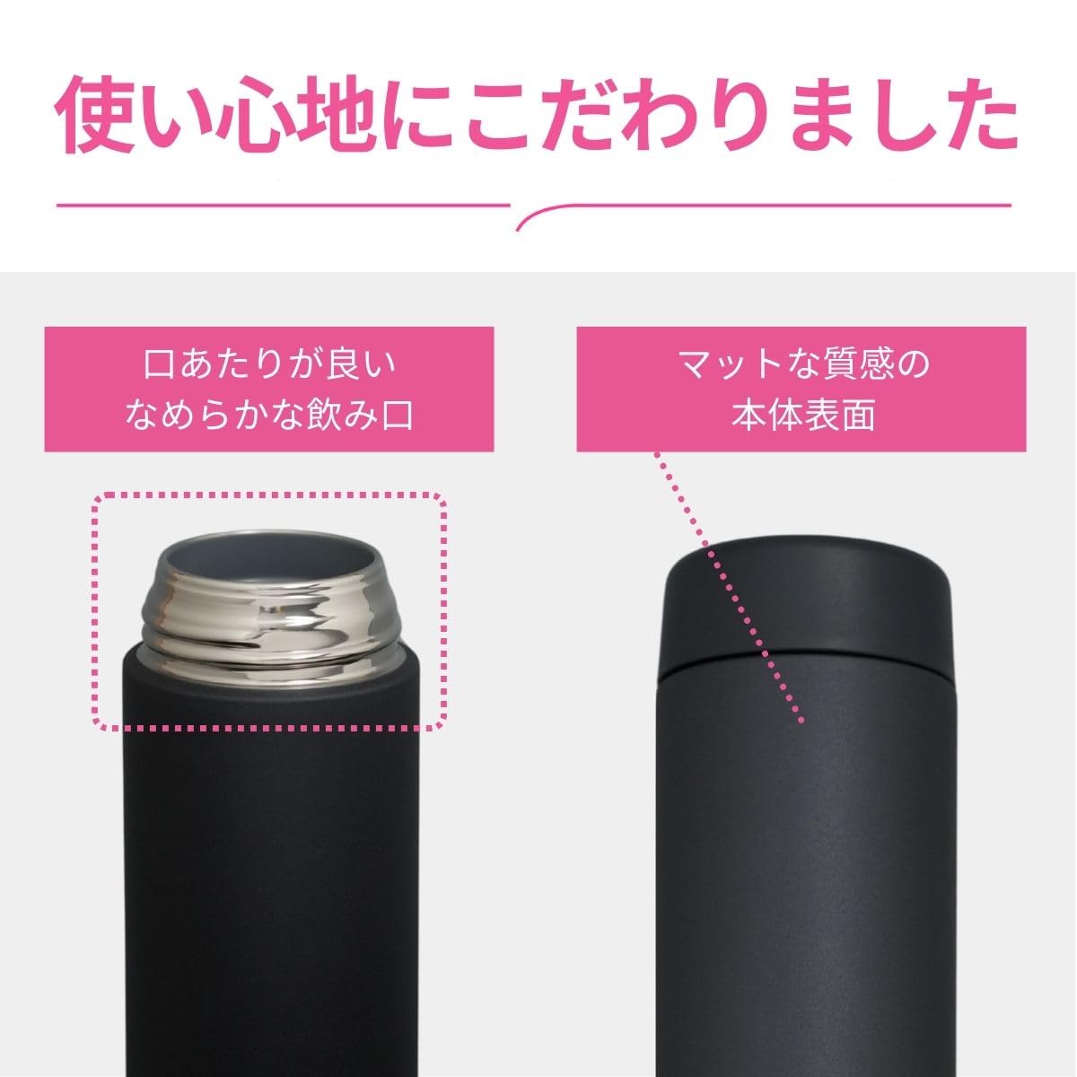 Zojirushi Water Bottle Large Capacity 600ml Dishwasher Safe Seamless Only 2 Maintenance Points Stainless Steel Mug Screw Type Icy Purple SM-GS60-VM