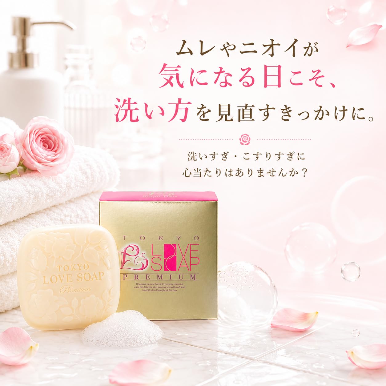 Tokyo Love Soap Premium 100g TokyoLove Bar Soap Delicate Zone Care Soap Jamu