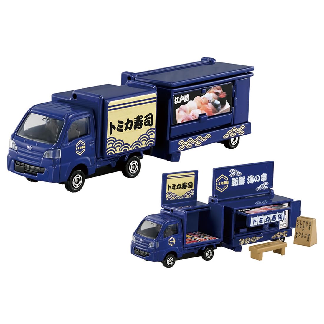 Takara Tomy Let's eat together! Tomica food shop set