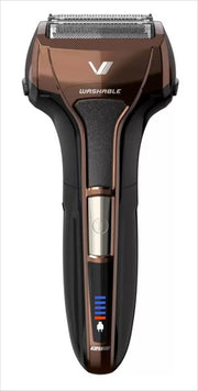 Maxell Izumi 5-blade model reciprocating shaver IZF-V553W Brown