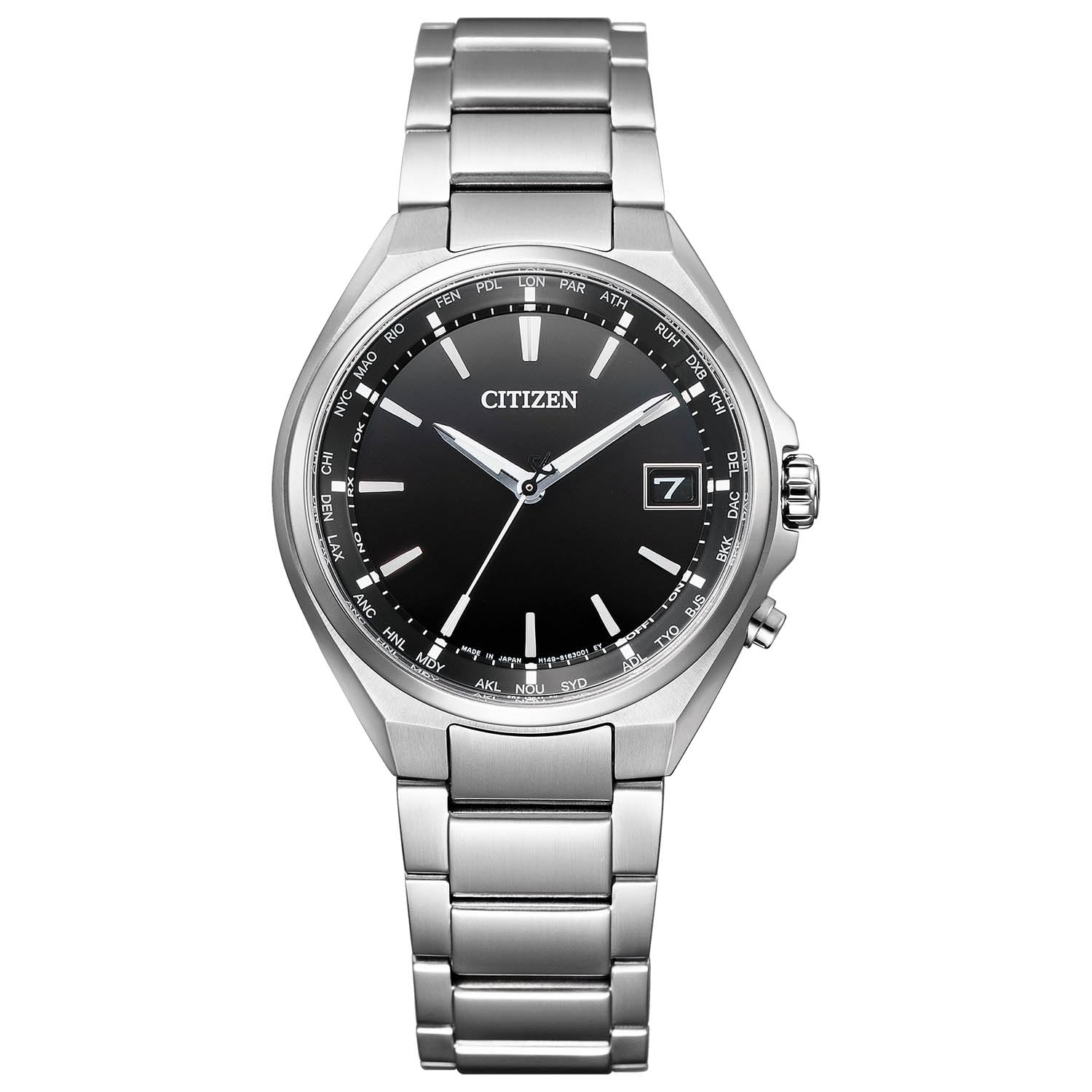 [CITIZEN] 아테사 ATTESA 에코 드라이브 전파 시계 (실버 / 비즈니스 / 방수 / 남성 ) CB1120-50E 다이렉트 플라이트 시티즌 전파 솔라
