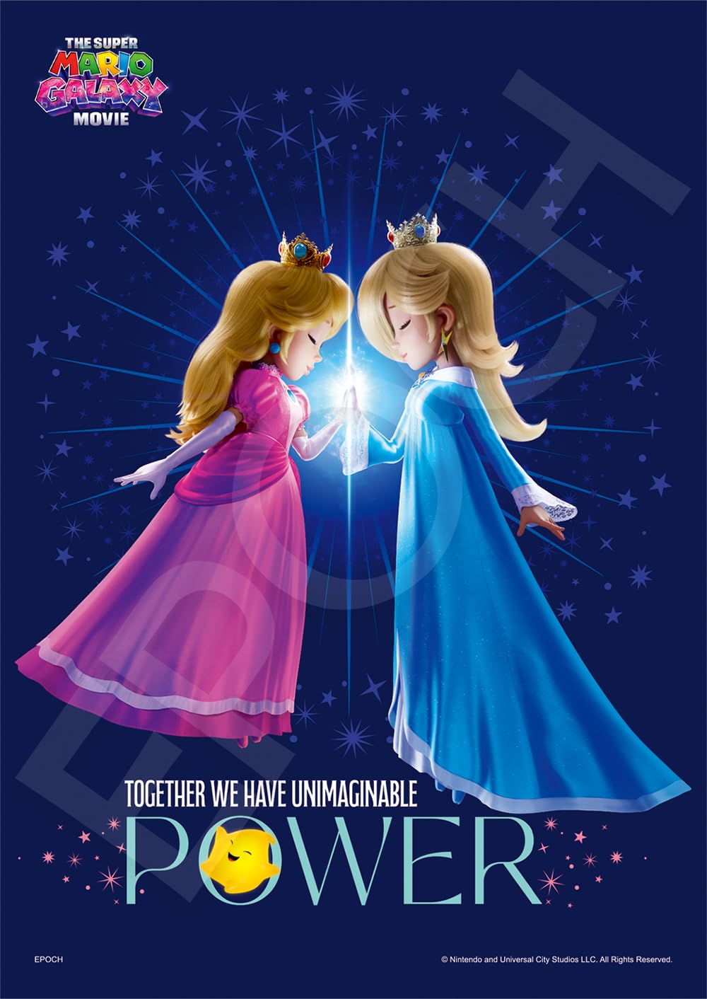 Epoch Jigsaw Puzzle ภาพยนตร์ Super Mario Galaxy Princess Peach & Rosetta 108 ชิ้น 18.2 x 25.7 ซม. รวมกาวไม้พายรวมตั๋วคะแนน 02-236