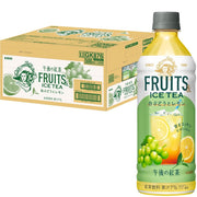 Kirin Afternoon Tea FRUITS & ICE TEA White Grape and Lemon 500ml 24 bottles Black Tea Fruit Juice Iced Tea Fruit Tea Tea Lemon Tea Drink Beverage