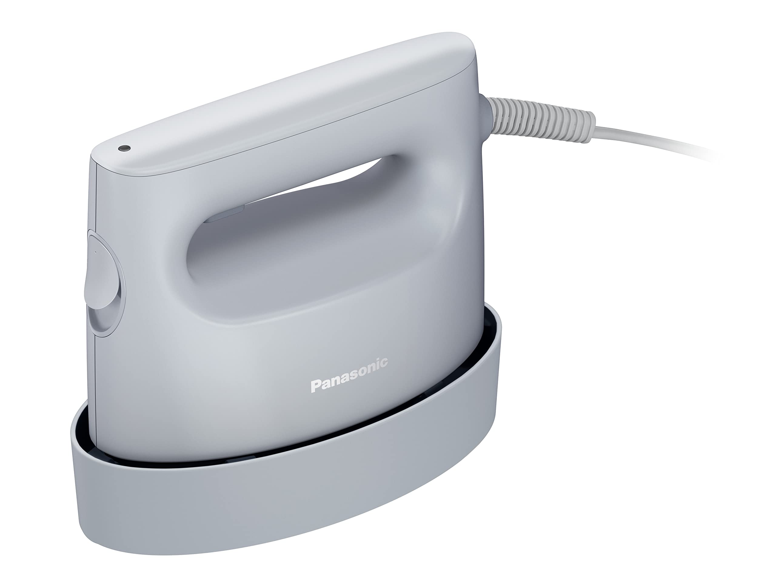 Panasonic Clothes Steamer 360° Powerful Steam Compact Type 2-way Pressable Deodorizing Disinfecting Frost Blue NI-FS690-A