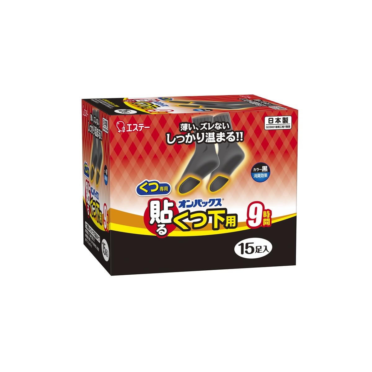[ONPAX] Stick-on socks for black 15 pairs