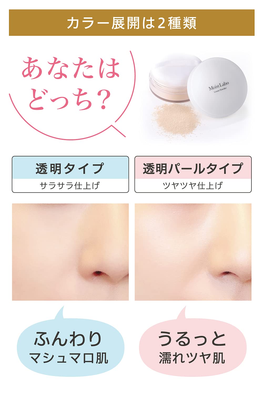 Moist Labo Loose Powder<Transparent type> 1 piece (x 1)