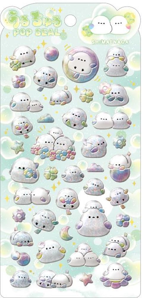 CRUX Uruchuru Pop Sticker Shimaenaga Plump 3D Smartphone Deco Oshikatsu 125916