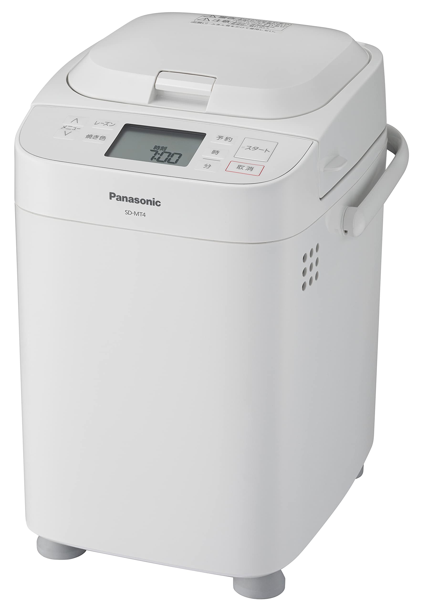 Panasonic Home Bakery Bread Maker Mochi Making Machine 1 Loaf 41 Menus Compatible with Ouchinogami Recipe Book Included White SD-MT4-W