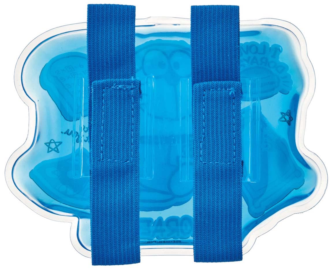 Skater Ice Pack with Belt Doraemon Sticker Sanrio 14 x 8cm CLBB1-A