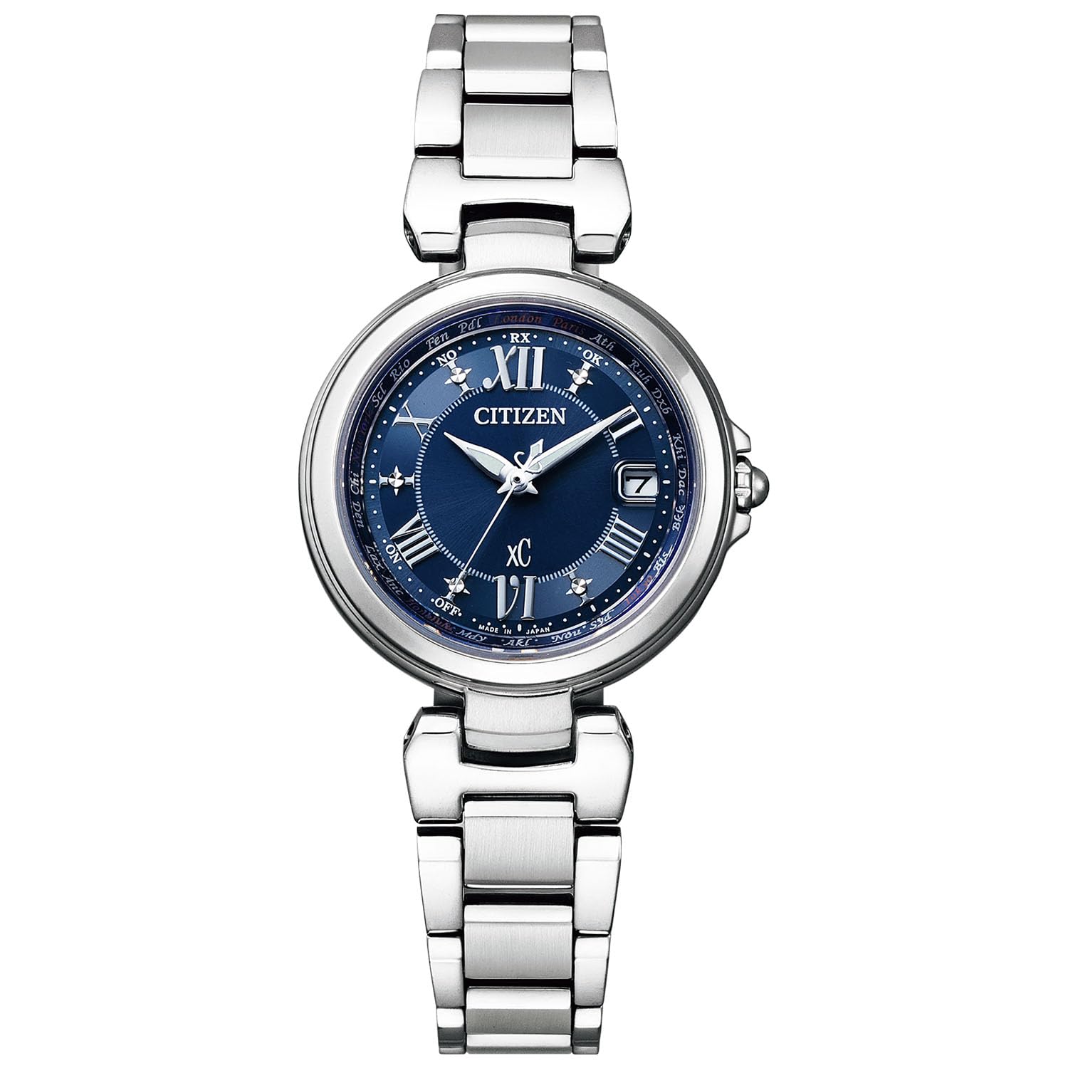 [CITIZEN] 크로스 씨 xC 에코 드라이브 전파 시계 (실버 / 일상 생활 방수 / 여성) EC1030-50L basic collection 시티즌 전파 솔러