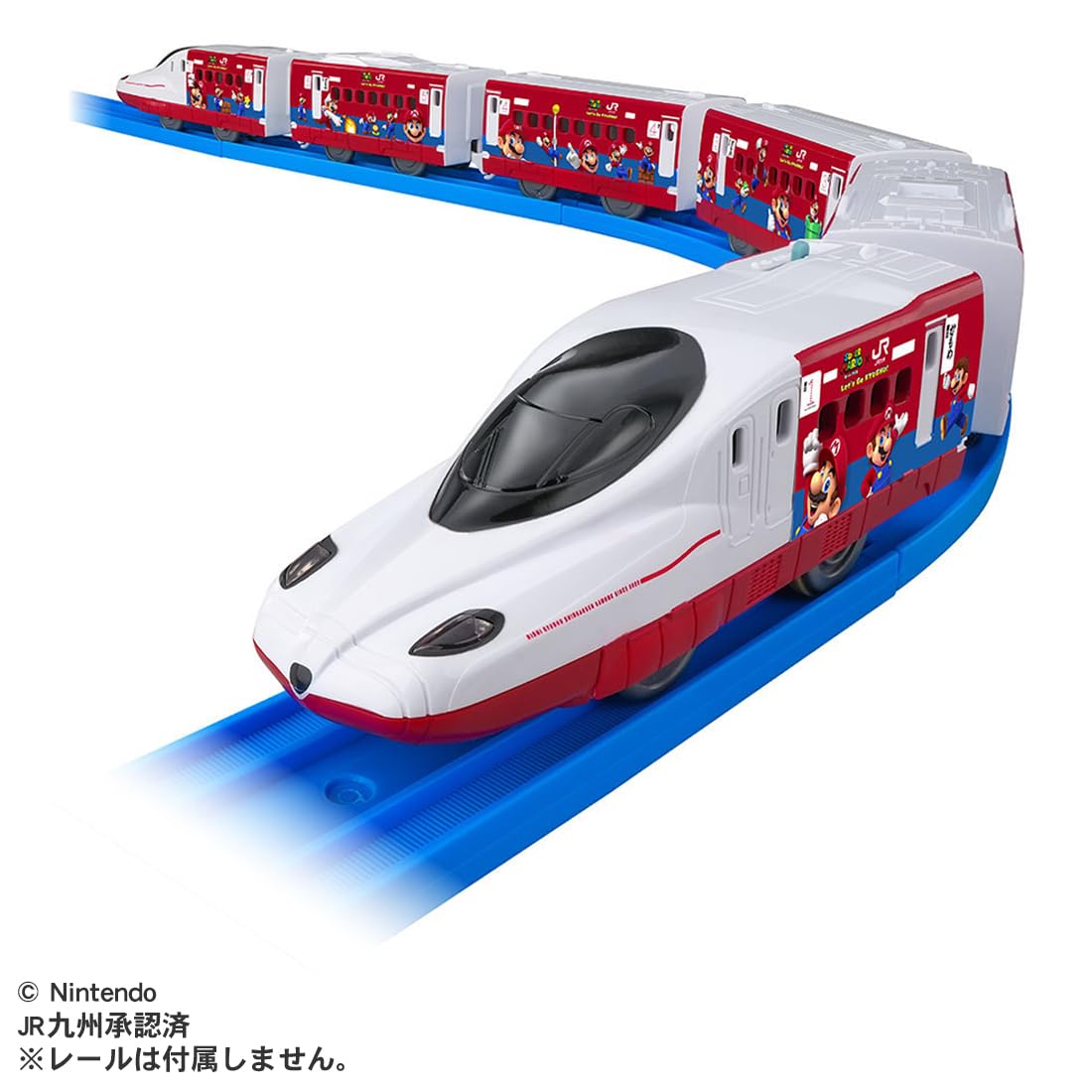 TAKARA TOMY Plarail JR Kyushu Super Mario Train West Kyushu Shinkansen Seagull Train Toy Ages 3+