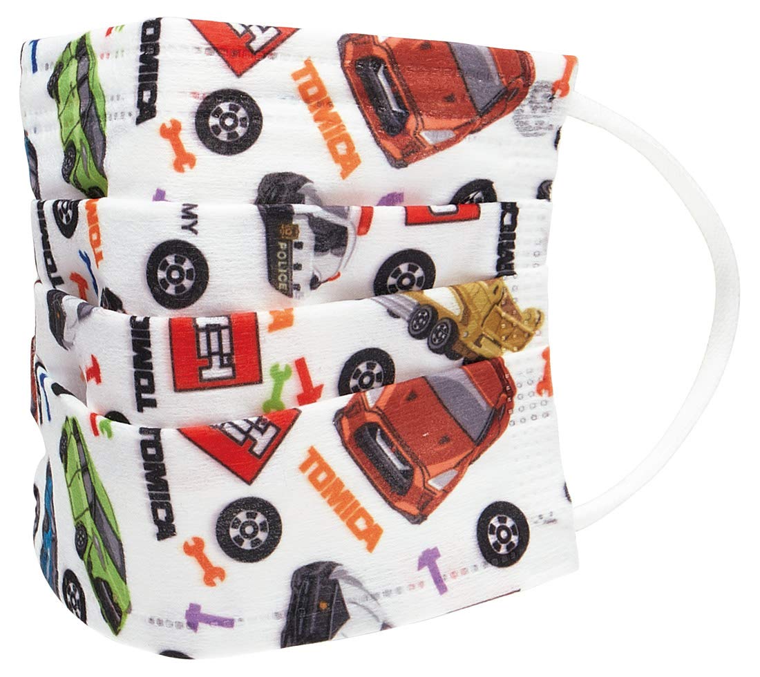 Skater Children's Mask Tomica Approx. 145 x 90mm Non-woven fabric 3-layer structure MSKP3_432705 10 pieces